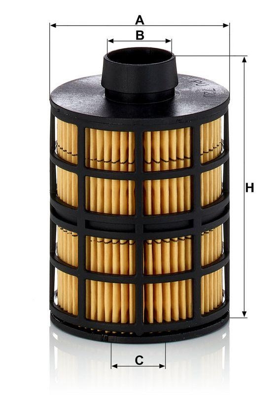 MANN-FILTER PU 723 x Kraftstoffilter f&uuml;r Opel