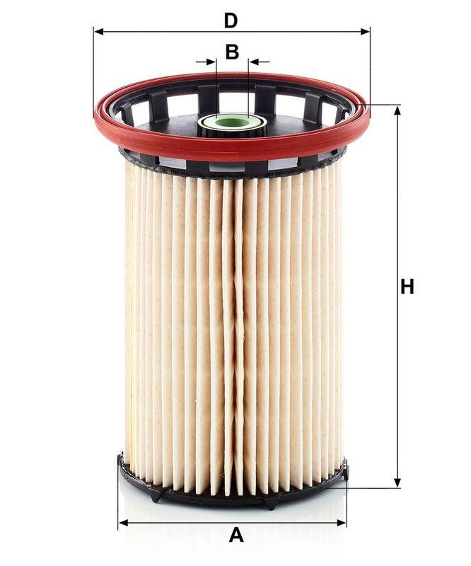 MANN-FILTER PU 8007 Kraftstoffilter f&uuml;r VW