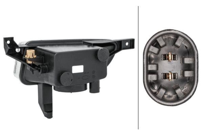 HELLA 1NA 354 659-021 Nebelscheinwerfer rechts Halogen OPEL