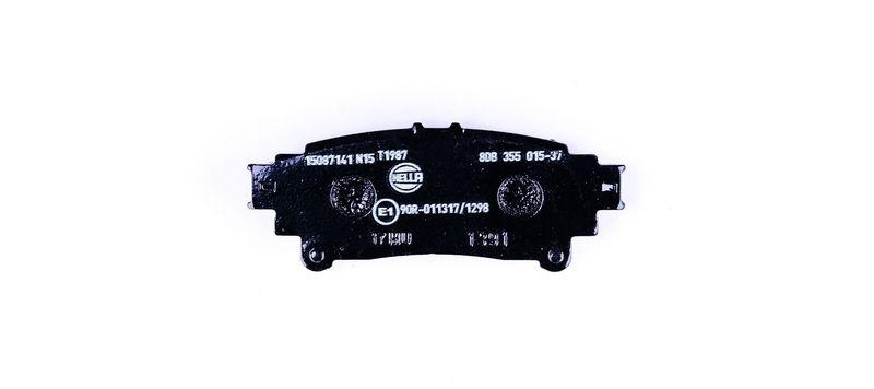HELLA 8DB 355 015-371 Bremsbelagsatz, Scheibenbremsbelag f&uuml;r LEXUS