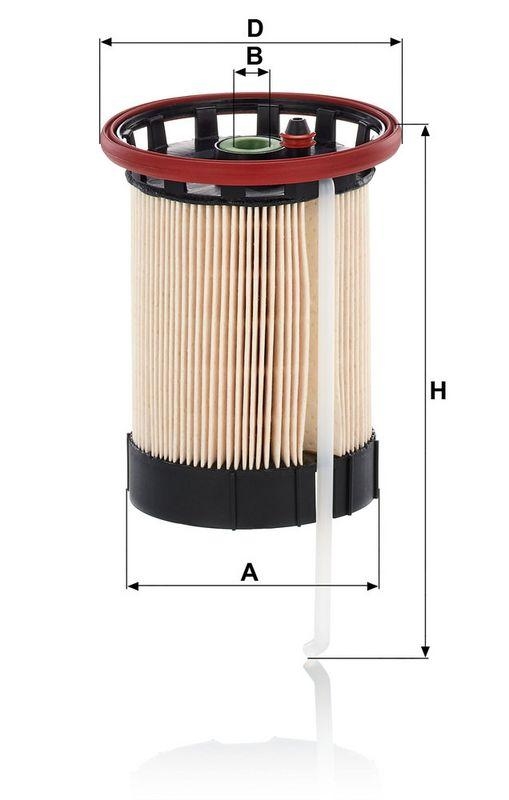 MANN-FILTER PU 8014 Kraftstoffilter f&uuml;r VW