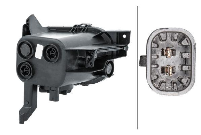 HELLA 1NA 354 680-011 Nebelscheinwerfer links Halogen OPEL