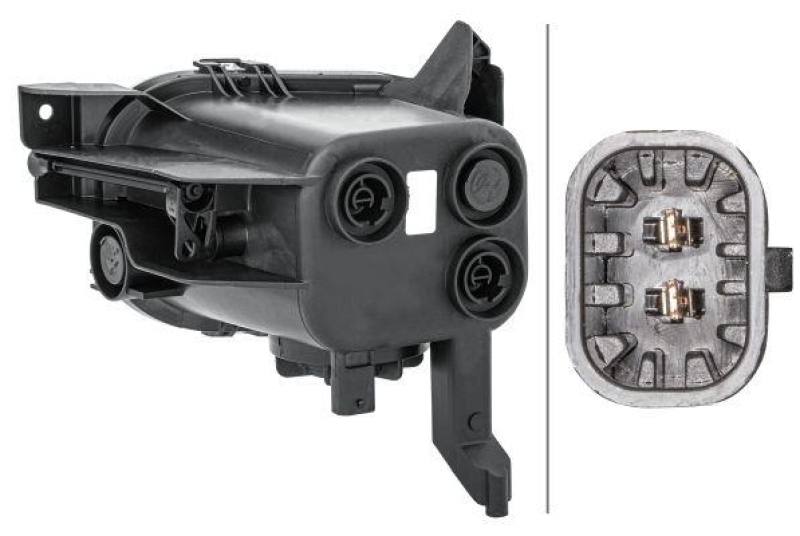 HELLA 1NA 354 680-021 Nebelscheinwerfer rechts Halogen OPEL