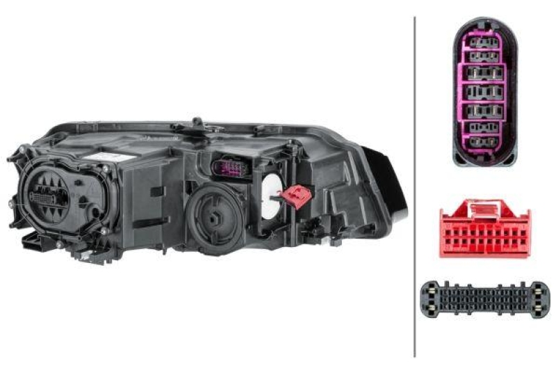 HELLA 1EX 011 496-511 Heckscheinwerfer links LED AUDI