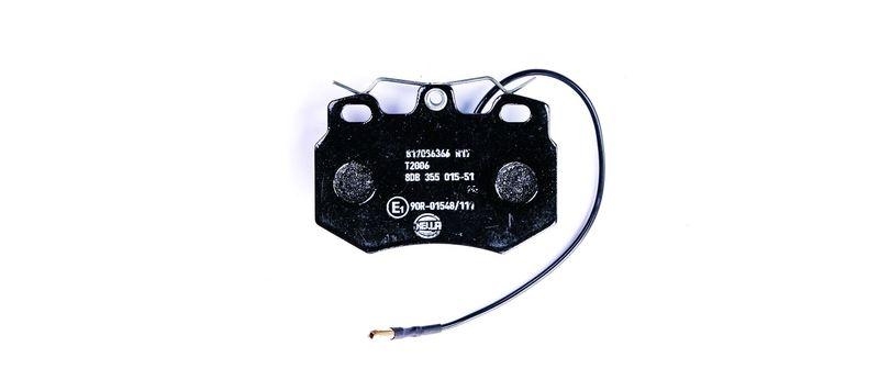 HELLA 8DB 355 015-511 Bremsbelagsatz, Scheibenbremsbelag f&uuml;r P.S.A