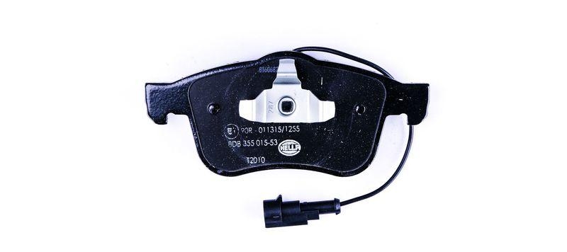 HELLA 8DB 355 015-531 Bremsbelagsatz, Scheibenbremsbelag f&uuml;r ALFA