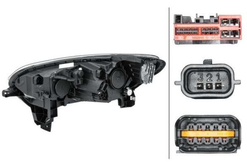 HELLA 1EX 011 770-461 Heckscheinwerfer rechts LED RENAULT