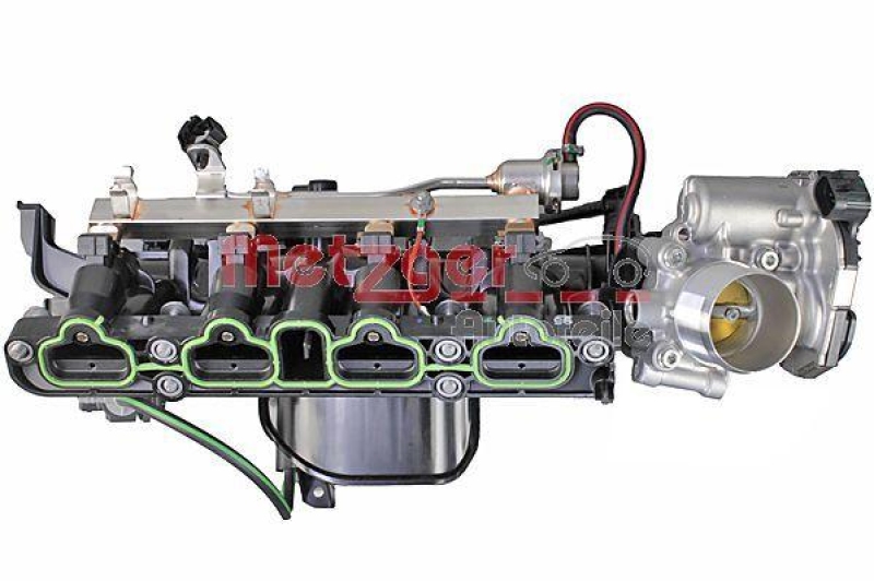 METZGER 2100077 Saugrohrmodul f&uuml;r OPEL/VAUXHALL MIT STELLELEMENT
