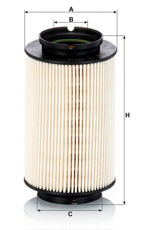 MANN-FILTER PU936/2X Kraftstofffilter