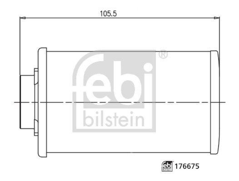 FEBI BILSTEIN 176675 Getriebeölfilter für Direktschaltgetriebe, mit Dichtring für BMW