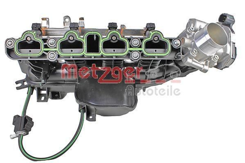 METZGER 2100080 Saugrohrmodul f&uuml;r OPEL/VAUXHALL MIT STELLELEMENT