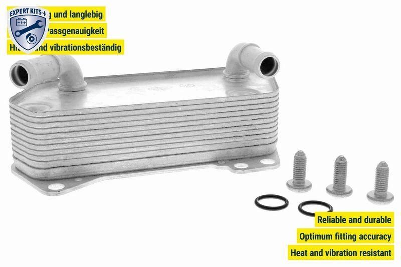 VEMO V10-60-0042 Ölkühler, Automatikgetriebe mit Schrauben, mit Dichtring für VW