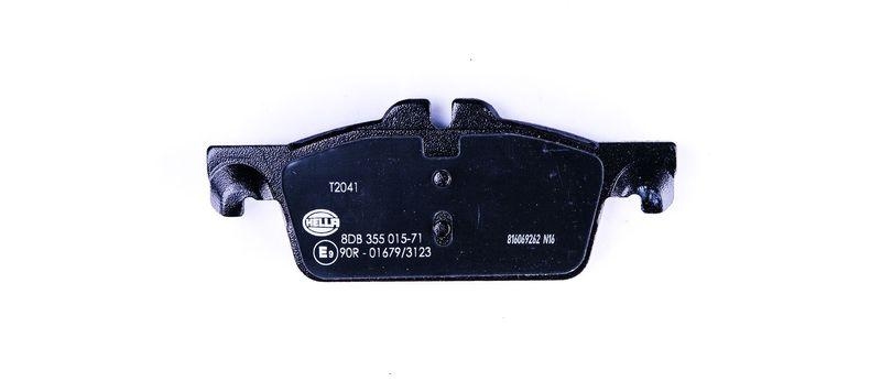 HELLA 8DB 355 015-711 Bremsbelagsatz, Scheibenbremsbelag für PEUGEOT