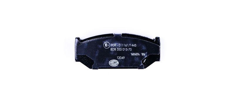 HELLA 8DB 355 015-751 Bremsbelagsatz, Scheibenbremsbelag f&uuml;r SUZUKI SWIFT III (MZ, EZ)