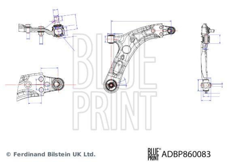 BLUE PRINT ADBP860083 Querlenker f&uuml;r HYUNDAI