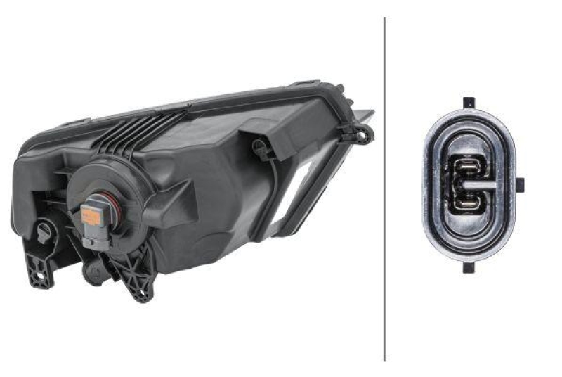 HELLA 1ND 012 598-011 Nebelscheinwerfer links Halogen SEAT