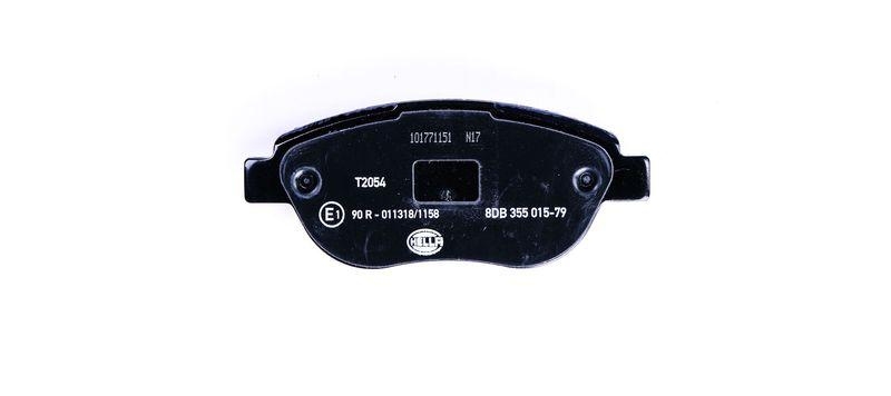 HELLA 8DB 355 015-791 Bremsbelagsatz, Scheibenbremsbelag f&uuml;r FIAT/ABARTH