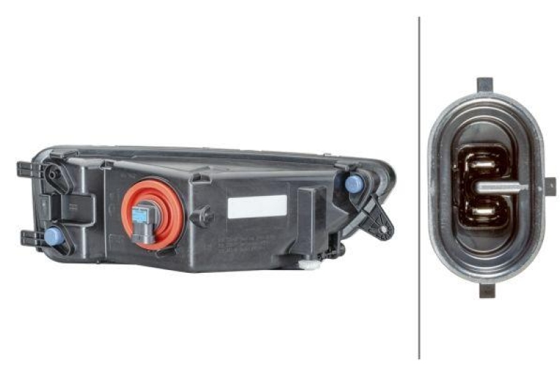 HELLA 1ND 012 755-111 Nebelscheinwerfer links Halogen VW