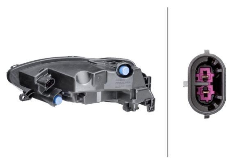 HELLA 1ND 012 996-021 Nebelscheinwerfer rechts LED SEAT