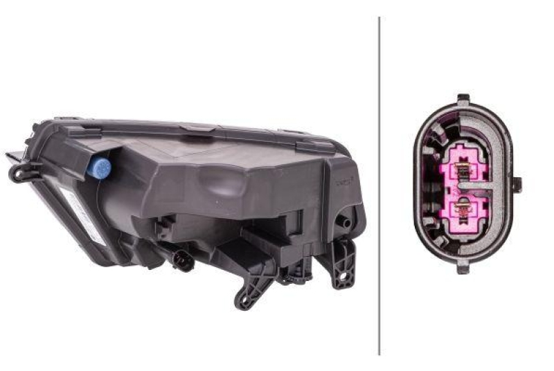 HELLA 1ND 012 999-041 Nebelscheinwerfer rechts LED SEAT