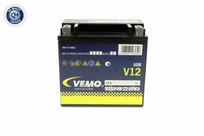 VEMO V99-17-0060 Versorgungsbatterie 12 Ah, Cca [En]: 200 A V12Agm f&uuml;r MERCEDES-BENZ