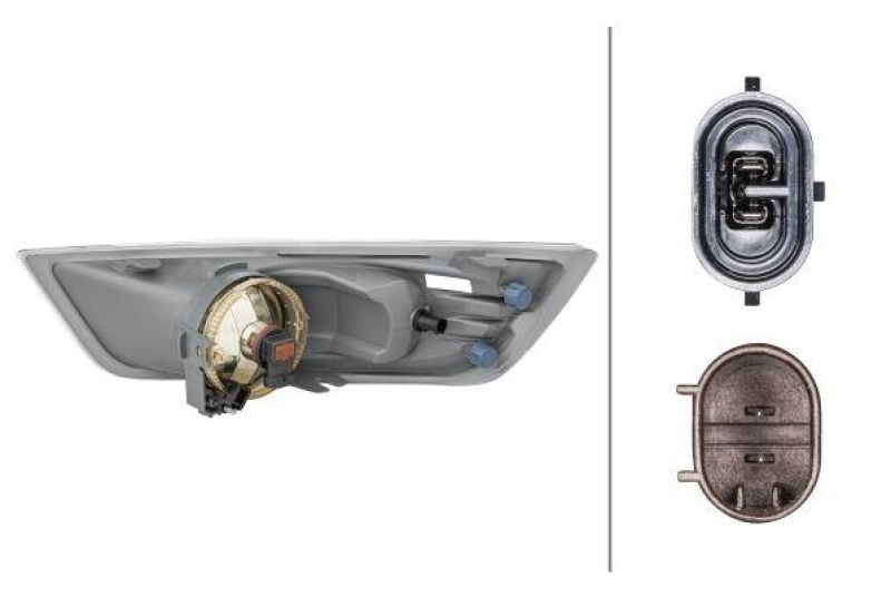 HELLA 1NE 010 305-021 Nebelscheinwerfer rechts Halogen FORD