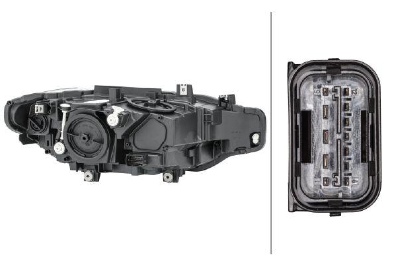 HELLA 1LG 012 101-931 Heckscheinwerfer links Halogen BMW