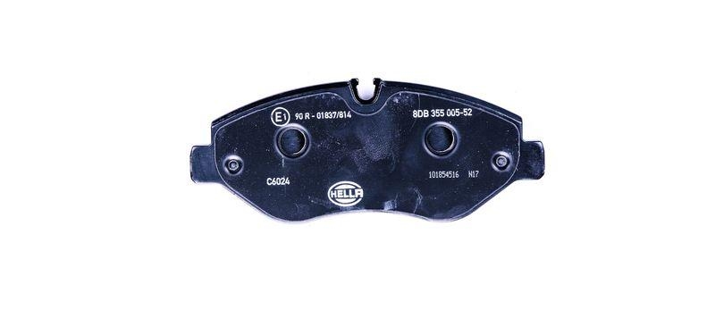 HELLA 8DB 355 005-521 Bremsbelagsatz, Scheibenbremsbelag f&uuml;r MB/VW
