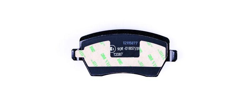 HELLA 8DB 355 015-981 Bremsbelagsatz, Scheibenbremsbelag für NISSAN