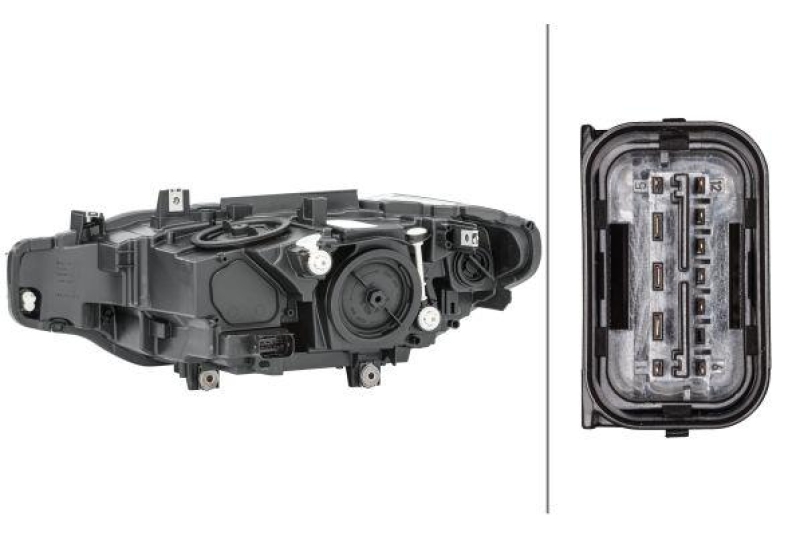 HELLA 1LG 012 101-941 Heckscheinwerfer rechts Halogen BMW