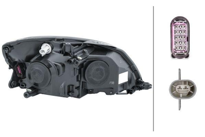 HELLA 1ZL 010 417-411 Heckscheinwerfer links Halogen SKODA