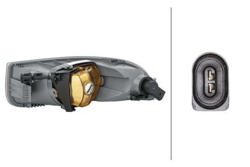 HELLA 1NE 271 615-141 Nebelscheinwerfer rechts Halogen SKODA
