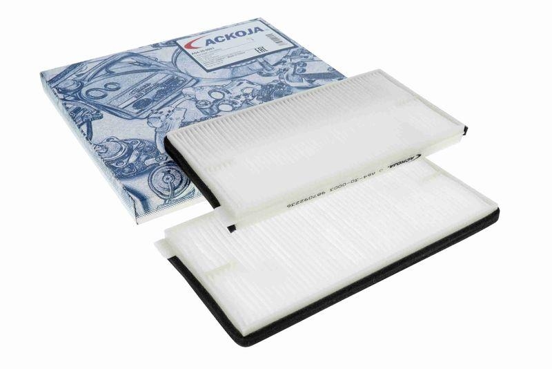ACKOJA A64-30-0003 Filter, Innenraumluft 223x113x18 mm, Kunststoffrahmen für SUZUKI