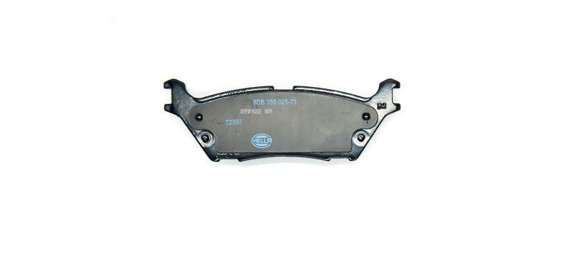 HELLA 8DB 355 025-731 Bremsbelagsatz, Scheibenbremsbelag f&uuml;r FORD USA