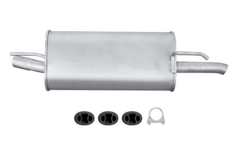 HELLA 8LD 366 031-131 Endschalldämpfer OPEL