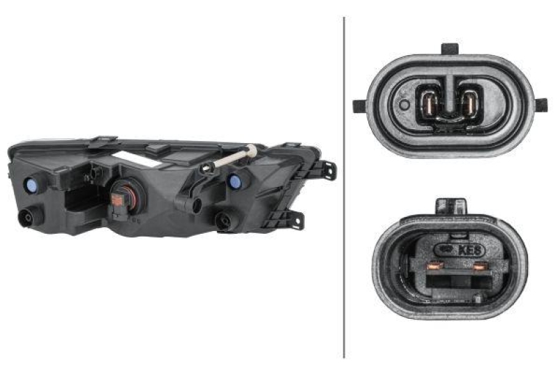 HELLA 1NG 354 844-131 Nebelscheinwerfer links Hybrid SKODA