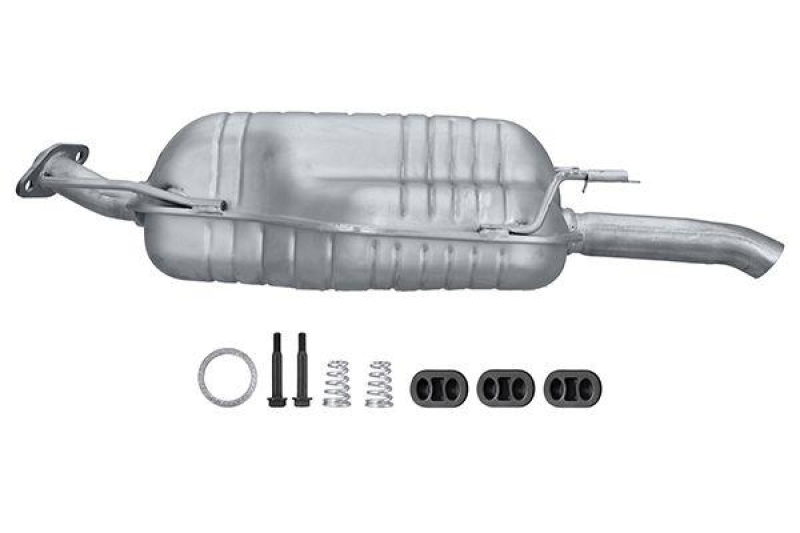 HELLA 8LD 366 031-161 Endschalldämpfer OPEL;VAUXHALL