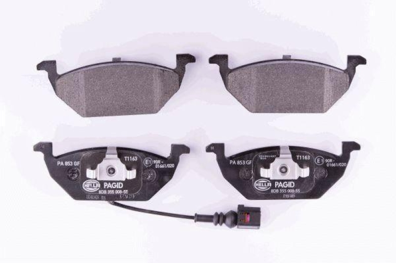 HELLA 8DB 355 008-551 Bremsbelagsatz, Scheibenbremsbelag f&uuml;r VW/SKODA/AUDI/SEAT