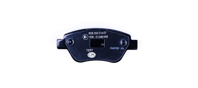 HELLA 8DB 355 016-071 Bremsbelagsatz, Scheibenbremsbelag f&uuml;r FIAT/ALFA/P.S.A