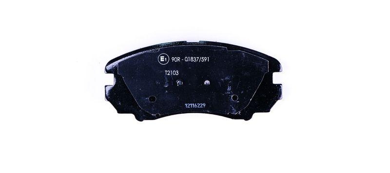 HELLA 8DB 355 016-101 Bremsbelagsatz, Scheibenbremsbelag f&uuml;r KIA/HYUNDAI