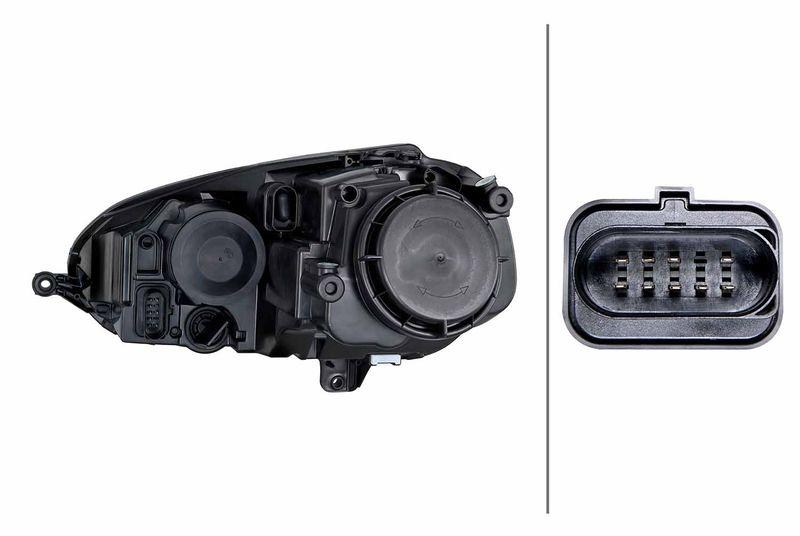 HELLA 1LG 247 007-641 Heckscheinwerfer rechts Halogen VW