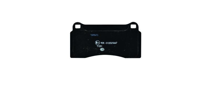 HELLA 8DB 355 008-981 Bremsbelagsatz, Scheibenbremsbelag f&uuml;r JAGUAR/DAIMLER