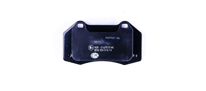 HELLA 8DB 355 016-141 Bremsbelagsatz, Scheibenbremsbelag f&uuml;r ALFA/ABARTH