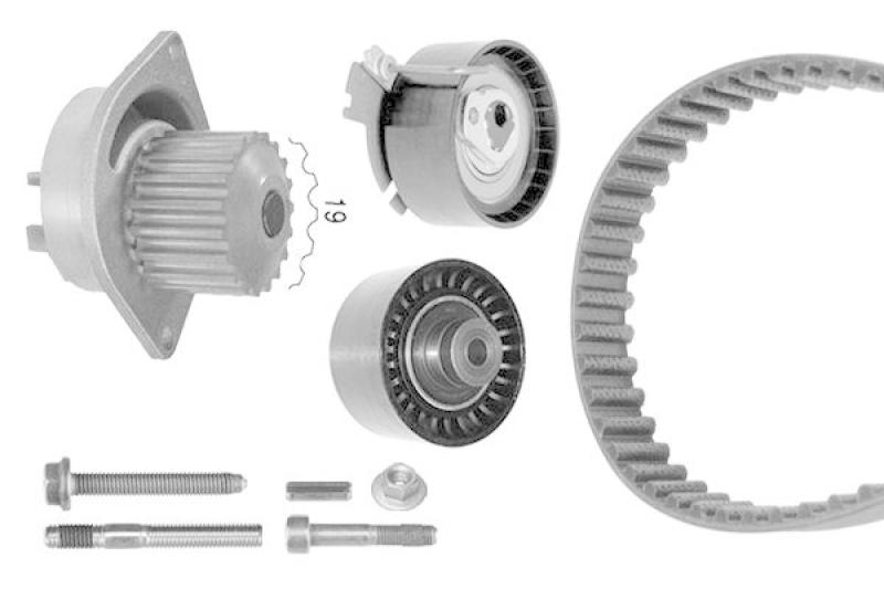 BOSCH 1 987 948 711 Wasserpumpe + Zahnriemensatz