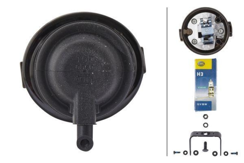 HELLA 1NL 008 090-031 Nebelscheinwerfer Micro DE Halogen