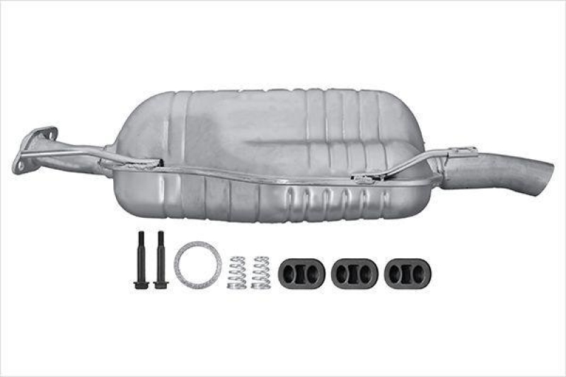 HELLA 8LD 366 031-231 Endschalldämpfer OPEL;VAUXHALL