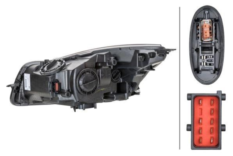 HELLA 1ZT 009 631-321 Heckscheinwerfer rechts Bi-Xenon OPEL