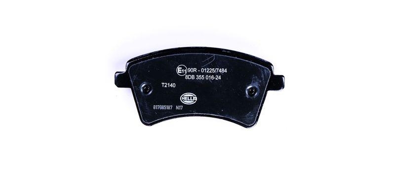 HELLA 8DB 355 016-241 Bremsbelagsatz, Scheibenbremsbelag f&uuml;r RENAULT