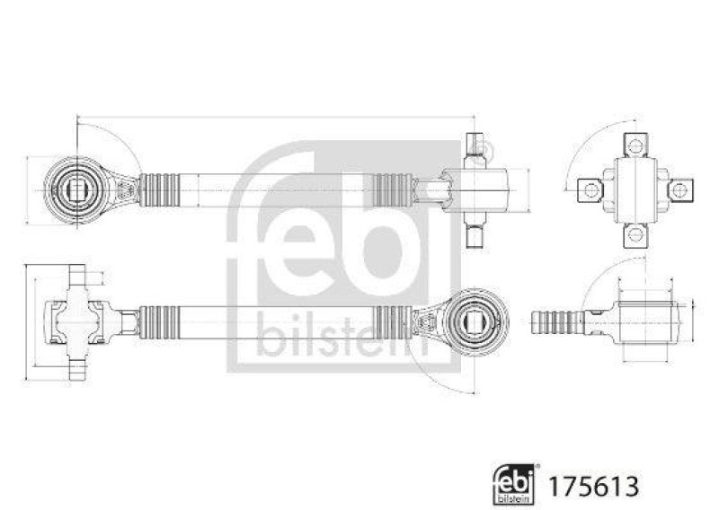 FEBI BILSTEIN 175613 Achsstrebe f&uuml;r Mercedes-Benz
