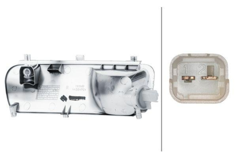 HELLA 2NR 982 008-121 Nebelschlussleuchte rechts Halogen CITROEN